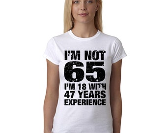 Women's 70th Birthday T Shirt Funny I'm Not 70 I'm