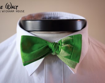 The Walt - Our Disney Inspired bowtie in Muppet colors (Kermit the Frog)