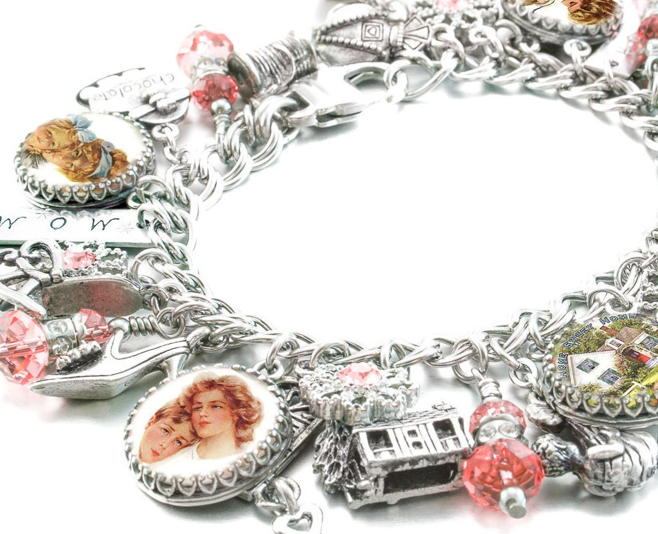 Mother's Charm Bracelet Mother's Jewelry