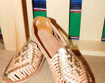 Women's Handmade Leather Huaraches, Sizes 6 and 7
