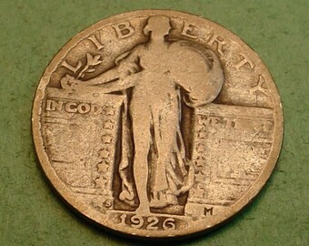Standing Liberty Quarter 1926-S Fine<> # ET3827
