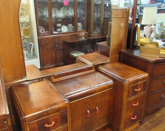 Art Deco Vanity & Mirror