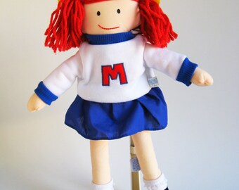 Vintage Madeline Cheerleader Doll by Eden 1990s Toys