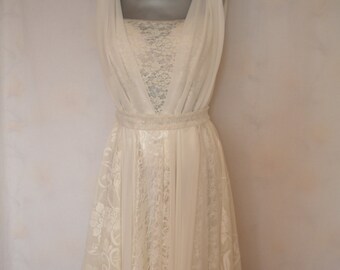 bridal gown bohemian wedding dress fairy beach wedding dress lace wedding dress mori girl dress made to order