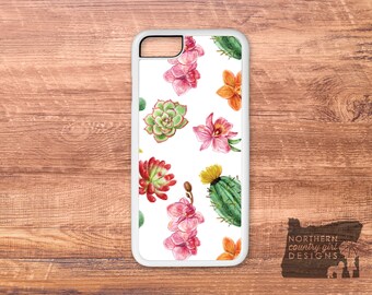 succulent phone case / succulent / cactus phone case / iPhone 7 case / iPhone 6 case / iPhone case / iPhone 7 plus case / cactus /phone case