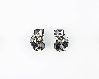 Earrings with Swarovski crystals made in Italy