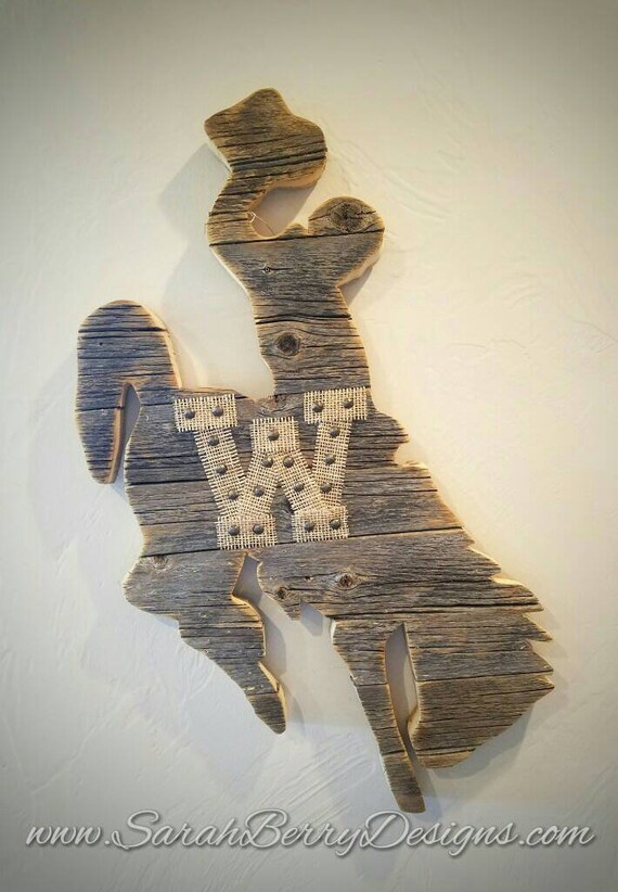 Wyoming Bucking Horse Wall Hanging Officially Licensed