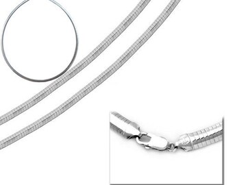 SILVER OMEGA CHAIN