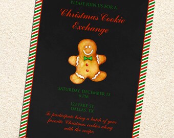 Christmas Cookie Exchange Invitation
