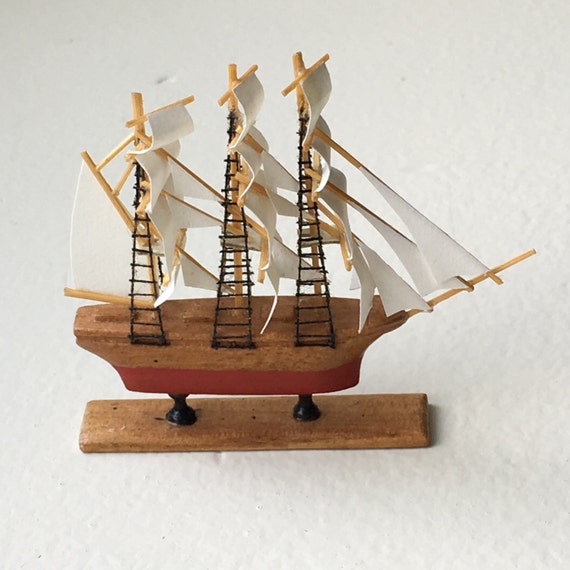 Dollhouse Miniature Sailing Ship SM