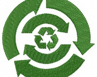Recycle Embroidery Design