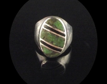 Cast Mens Turquoise and Sterling Ring