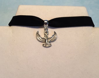 Goddess Isis Choker~Goddess Necklace-Goddess Jewelry-Egyptian Goddess of Magic-Egyptian Necklace-Goddess of Creation, Fertility, Motherhood