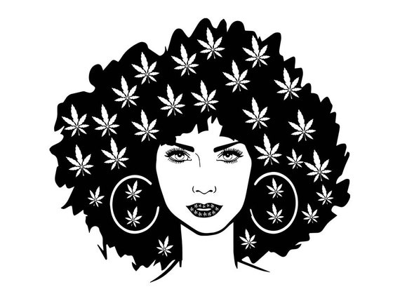 Download Afro Woman Blunt Weed Cannabis Medical Marijuana Pot Stone