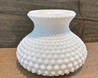 Vintage Milk Glass Flower Pot or Planter