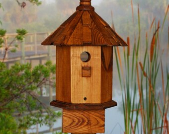 Bluebird House Stain and Shake Mountain Living Decor, Featured in Our State Magazine April 2018