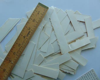 1905 Antique Small Paper Scraps