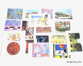 Laminated Art Print Lot, Quebec Museum