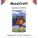 MosaiCraft Pixel Craft Mosaic Art Kit 'Kingfishers' (Like Mini Mosaic and Paint by Numbers)