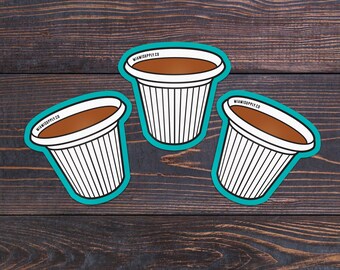 Cafecito 3 Pack Of Stickers Miami Cuban Coffee Cafecito 3 Pack Of Stickers Miami Cuban Coffee