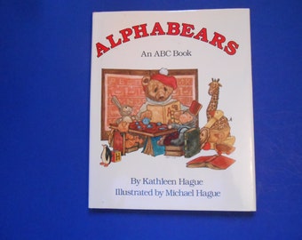 Alphabears, An ABC Book, a Vintage Children's Alphabet Book