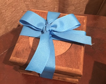 Brazilian Walnut ipe wood Coasters