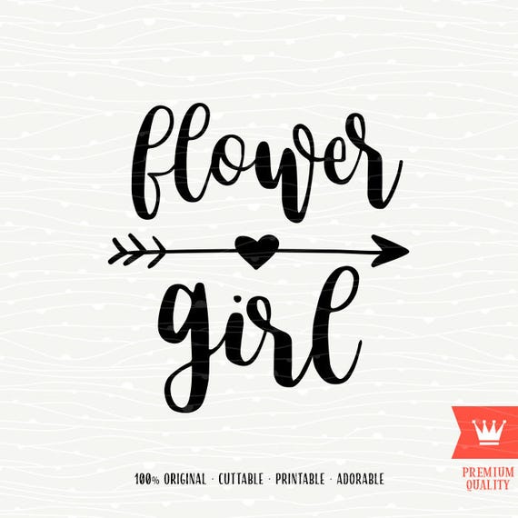 Download Flower Girl SVG Cricut Cutting File Petal Patrol Bride Wedding