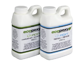 Ecopoxy UV. 500 ml You have found a safe, Environmentally Friendly, Low Odor, Plant based Epoxy. Needs no ventilation. Casting resin.