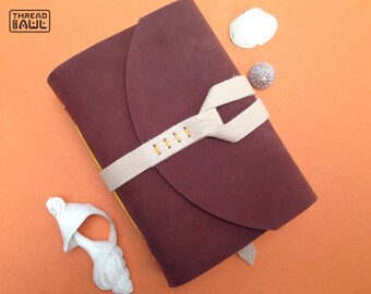 Leather notebook, leather planner, writing gifts, 3rd anniversary, leather journal, travel journal, artists sketchbook, writers journal