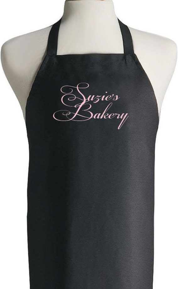 Personalized Bakery Apron Custom Name Gift For Cook Baker