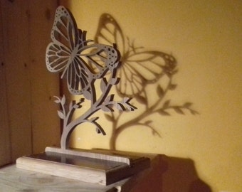Jewelry holder made of solid wood, handmade