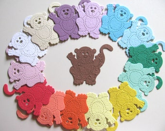 25 Seed Paper Monkeys