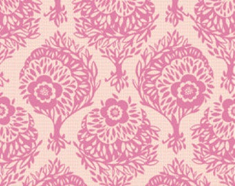 Anna Maria Horner Innocent Crush Woodcut perfect pink Free Spirit fabric FQ or more