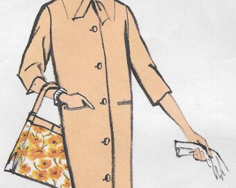 Bust 34-1958 Misses' Coat Vogue 9449 Size 14 Hip 36