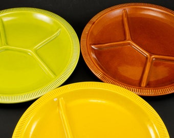 Vintage Fondue Plates Sushi Plates Made in Italy Set of 3 Available