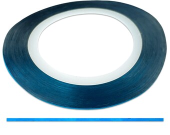Light Blue 0.4 mm Nail Striping Tape - No Glue Needed! - For Nail Art, Nail Designs and Patterns, Creating Flawless Manicures and Pedicures
