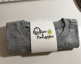 Edit with your own logo - T-shirt sleeve SVG - Socks sleeve SVG - Shirt roll SVG - sock roll svg