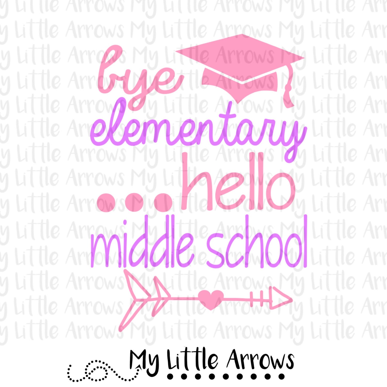 Download Bye elementary hello middle school SVG DXF EPS png Files