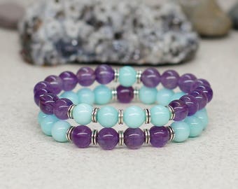 Couples bracelet Couples gift for anniversary gift for boyfriend gift for wife gift for husband gift for best friend gift distance bracelets