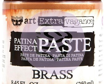 Prima Finnabair PATINA EFFECT Paste Art Extravagance BRASS 8.45 Fl. oz. / 250 ml 964764