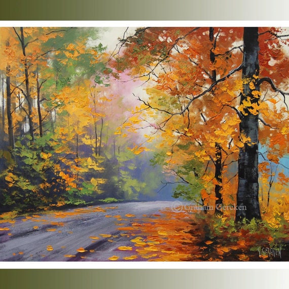 Fall Landscape Oil Painting