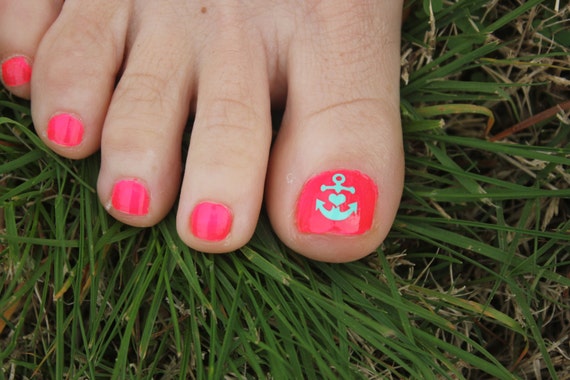 Anchor Toe Nail Decals Toe Nail Decal Anchor Toe Nail Art - Anchor Toe Nail Decals Toe Nail Decal Anchor Toe Nail Art