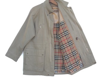 Rare!! Vintage Burberry's Prorsum Parka Large Size