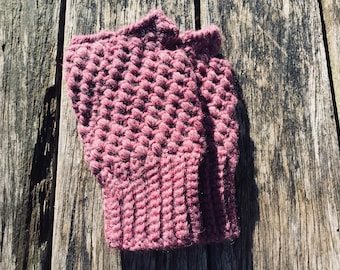 Handmade Crochet Fingerless Gloves