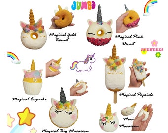 Unicorn Food Squishies