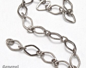 4mm x 3mm Gunmetal Oval Link Cable Chain #CC252