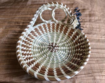 Round Two Loop Sweetgrass Basket