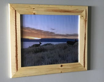 Rustic Pine Picture Frame