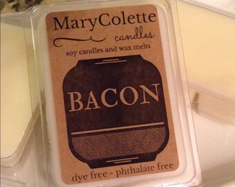 Bacon Scented Soy Wax Melt | Bacon Wax Melt | Bacon Candle | Eco Friendly Soy Wax Melt | Bacon Scent | Bacon Gift