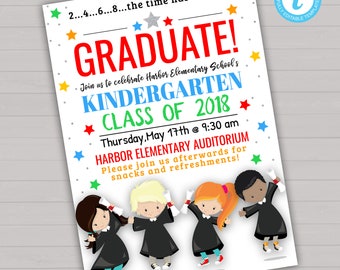 Preschool Graduation Ceremony Invitations 3